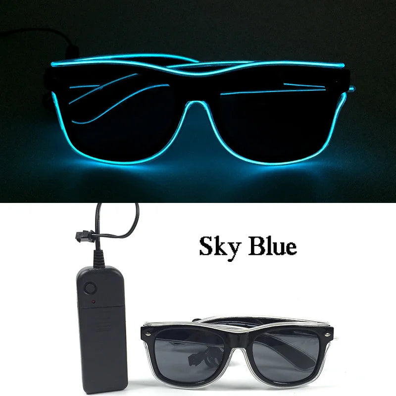 Rave Led Neon Sunglasses