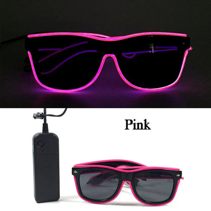 Rave Led Neon Sunglasses