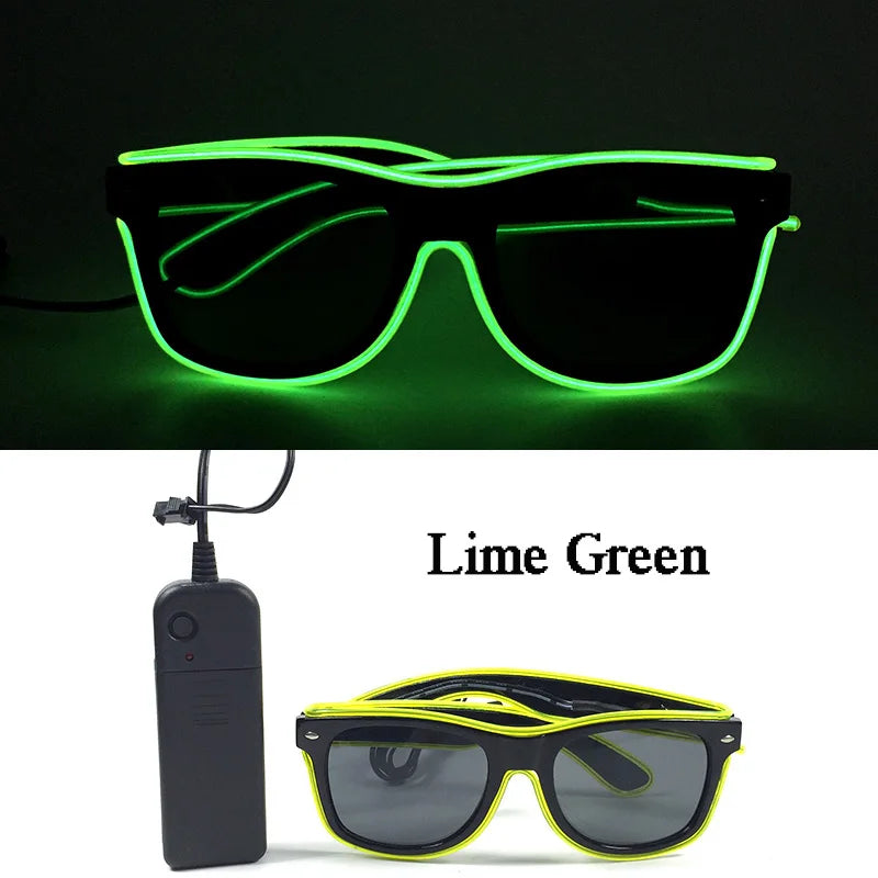 Rave Led Neon Sunglasses