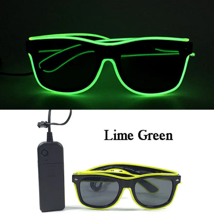 Rave Led Neon Sunglasses