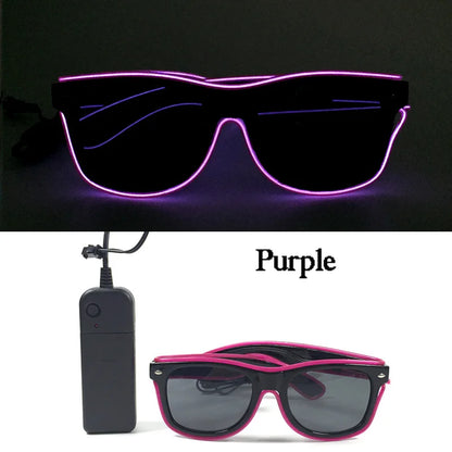 Rave Led Neon Sunglasses