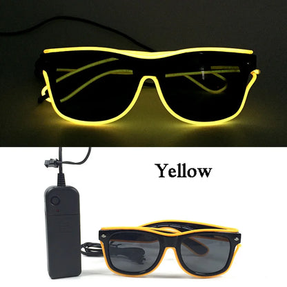 Rave Led Neon Sunglasses