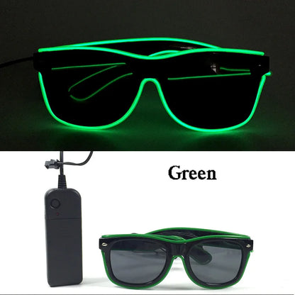 Rave Led Neon Sunglasses